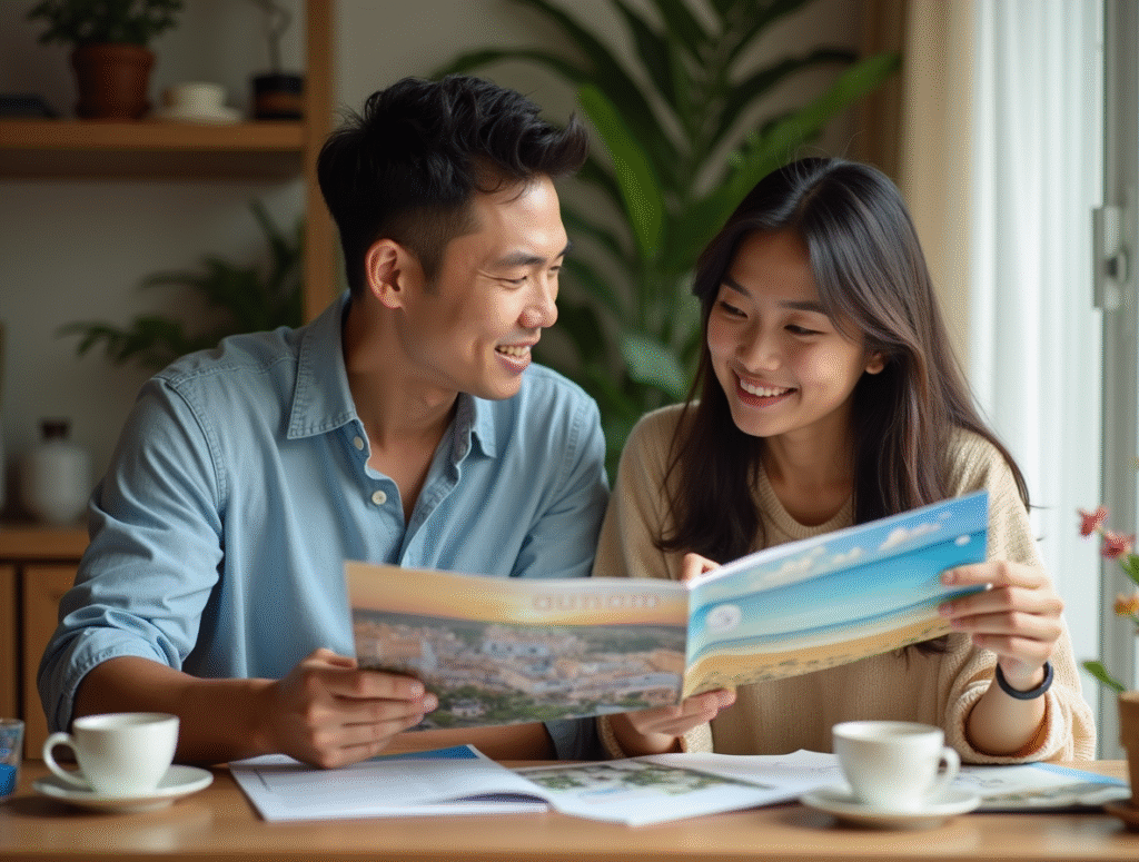 Cặp đôi người Việt đang lên kế hoạch nghỉ dưỡng tại nhà với thẻ thành viên